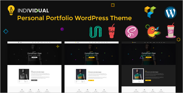 Individual Portfolio WordPress Theme