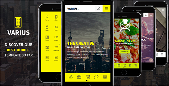 Mobile and Tablet Creative Template