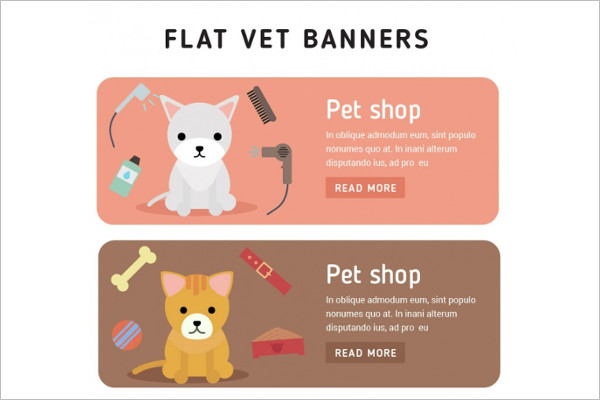 Pet care Shop Banner Design