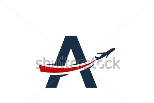 Plane Travel Logo Design