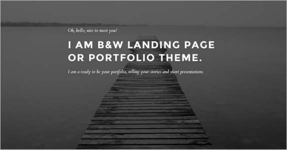 Portfolia Free Landing Page Theme