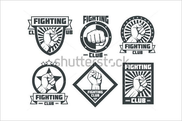 Premium Boxing Badges Template