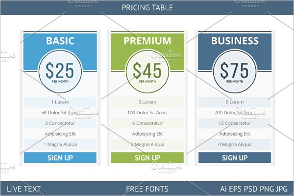 Pricing Page Inspiration Template