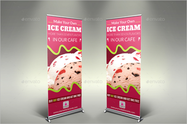 Printable Ice Cream Banner Template