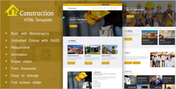 26+ Building & Construction HTML5 Templates Free & Premium Themes