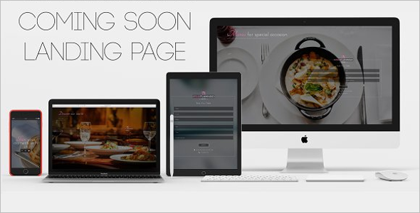 Restaurant Coming Soon HTML Template