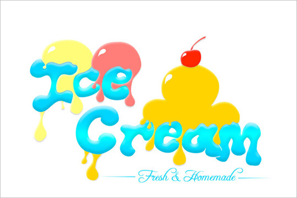 Sample Ice Cream Banner Design