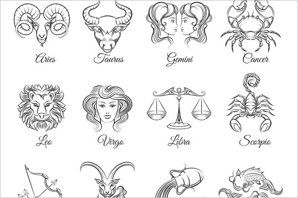 Scorpio Tattoo Graphic Design