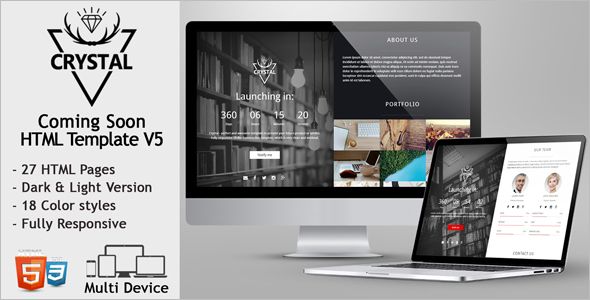 Simple Coming Soon HTML Template