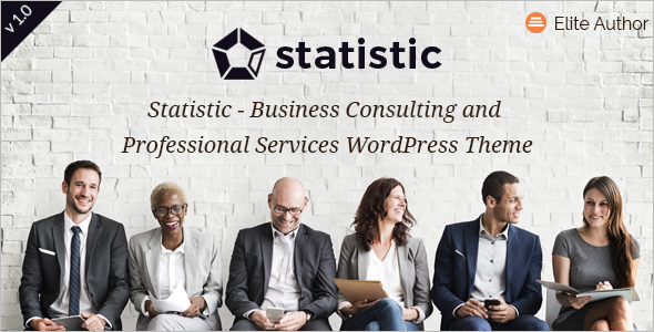 Statistic Consulting Business WordPress Theme