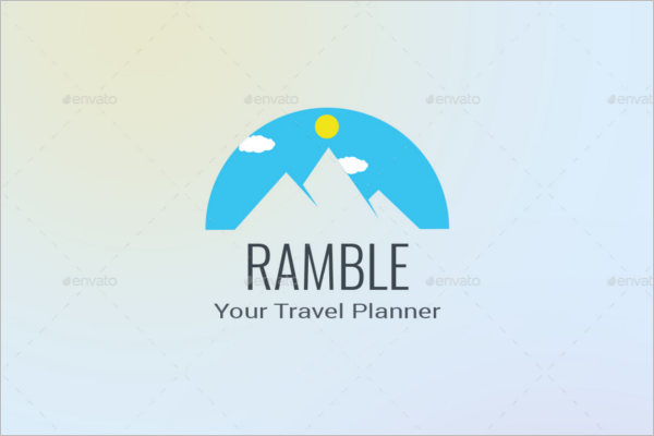 Travel Mobile App Logo Design