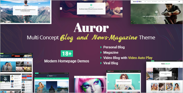 Video Blog Magazine WordPress Theme