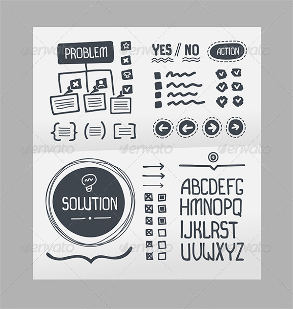 Action Plan Hand Drawn Elements Template
