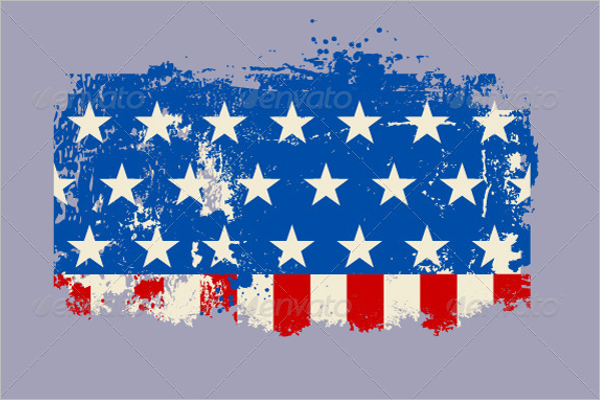 American Flag EPS vector