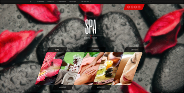 Beauty Spa & Salon Website Template