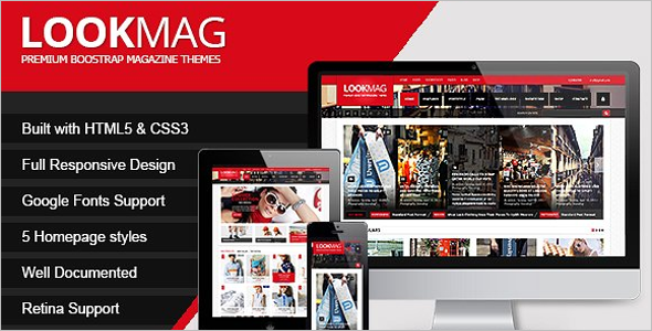25+ Responsive HTML5 Magazine Templates Free & Premium Themes