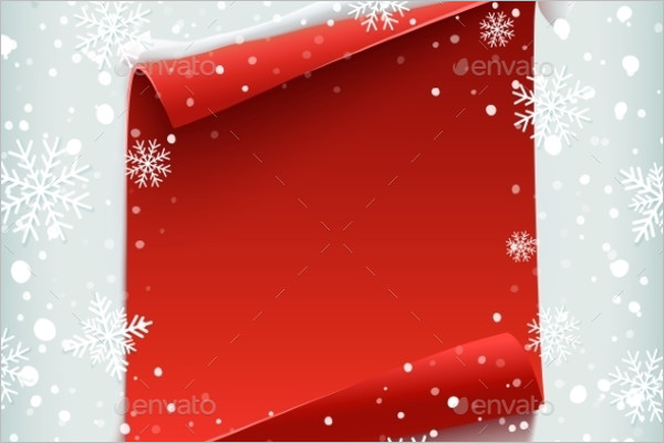 Blank Christmas Background Template