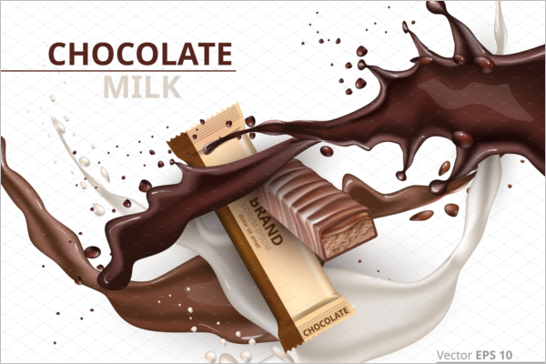 Chocolate Caramel Mockup Template