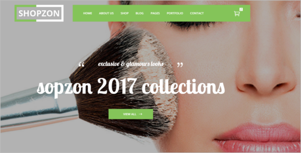 Cosmetics Store ECommerce Template