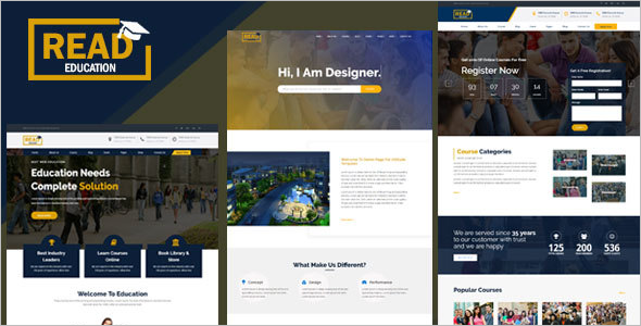 30+ Education HTML Templates Free & Premium Themes
