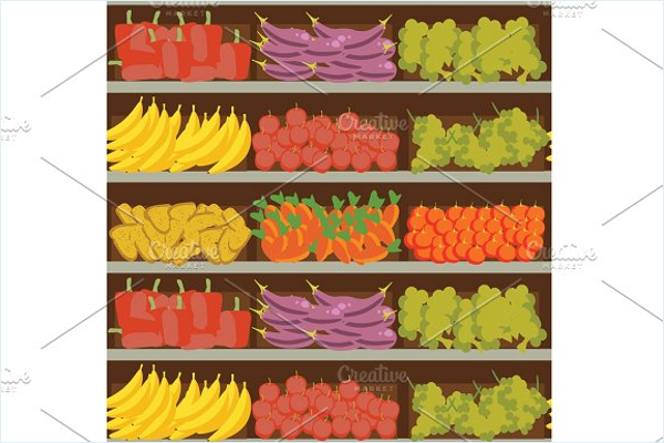 Fabric Fruit & Vegetables Patterns