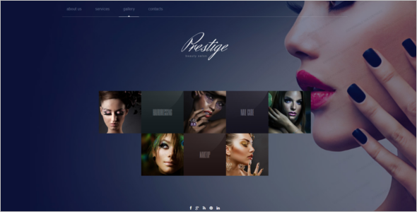 Fashion SalonÂ Website Template