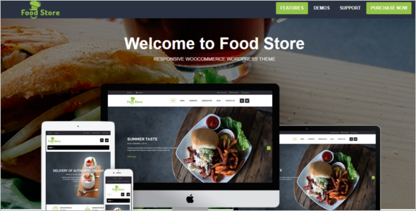Food Store WordPress Theme