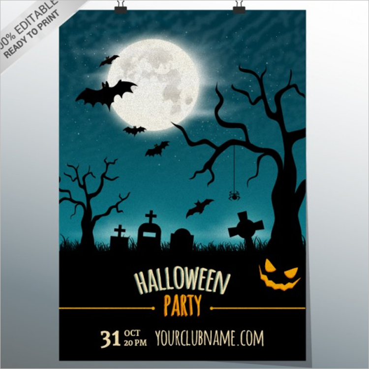 Free Halloween Poster Template