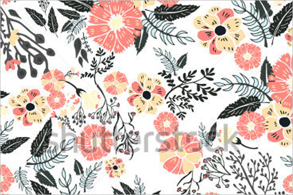 Free Vector Floral Pattern Design