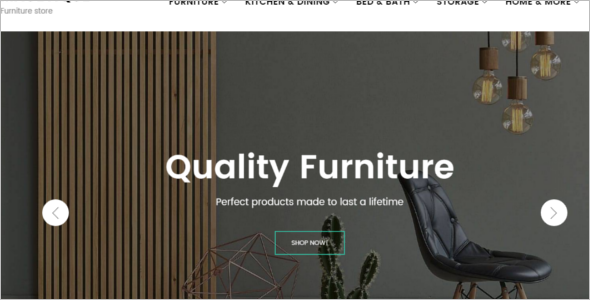 Furniture Manufacture Ecommerce Theme