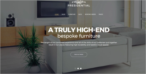 Furniture Woo commerce WordPress Theme