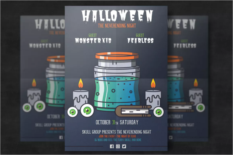 Halloween Poster Design Idea