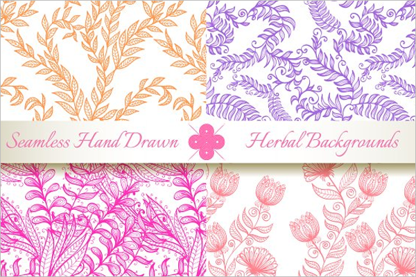 Hand Drawn Floral Pattern Design