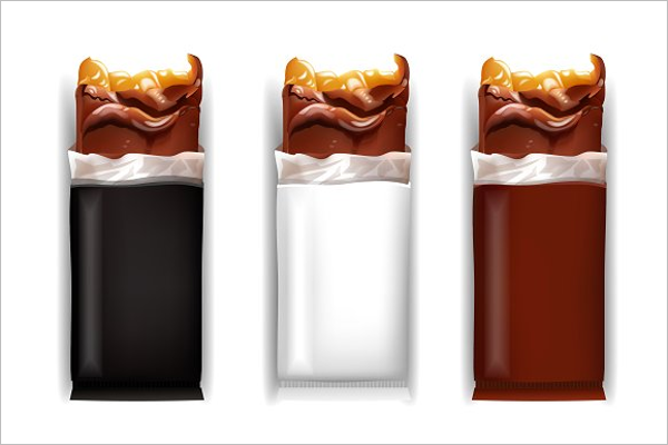 Illustration Candy Bars Template