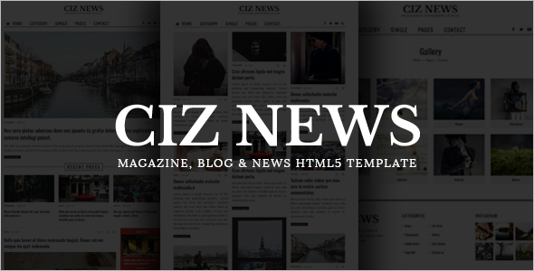 25+ Responsive HTML5 Magazine Templates Free & Premium Themes