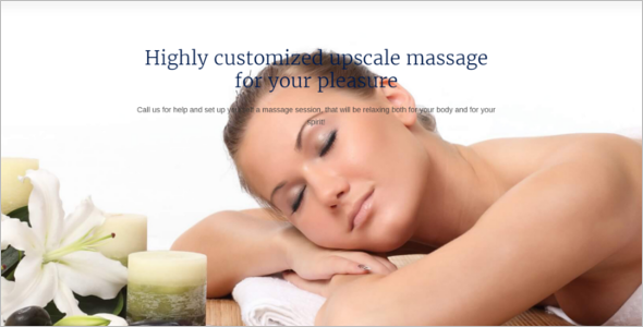 Massage Salon Website Template