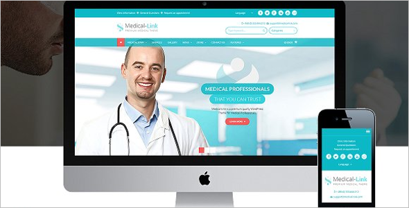 Medical Website WordPress Template