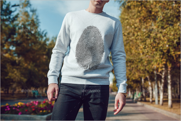 Men's Sweatshirt MockUp Template