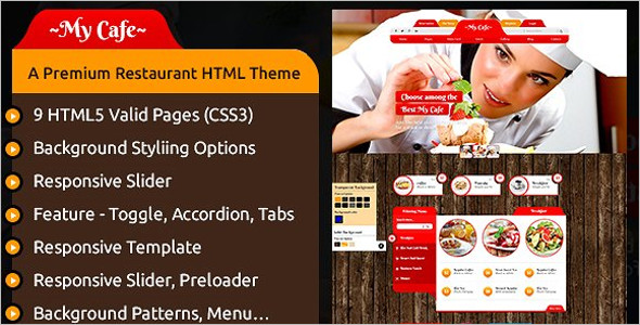 Minimal Restaurant HTML Template