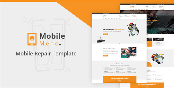 Mobile Repair Shop HTML Template