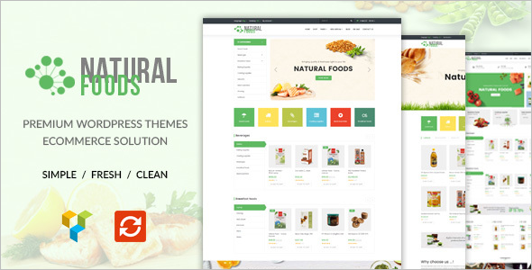 Natural Food Store WordPress Theme