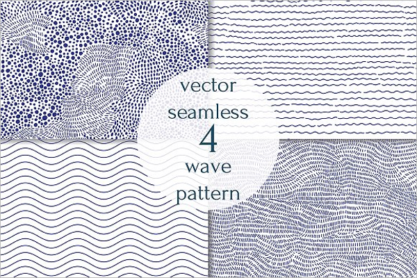 Ocean Wave Vector Background