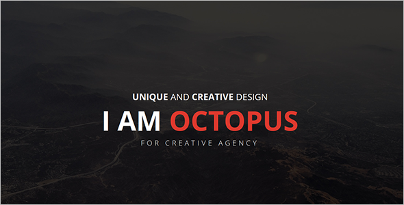 One Page HTML Website Template
