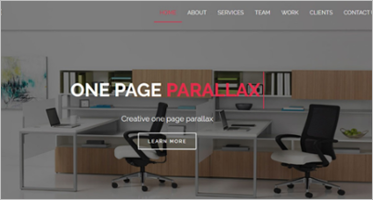 20+ One Page Parallax HTML Templates