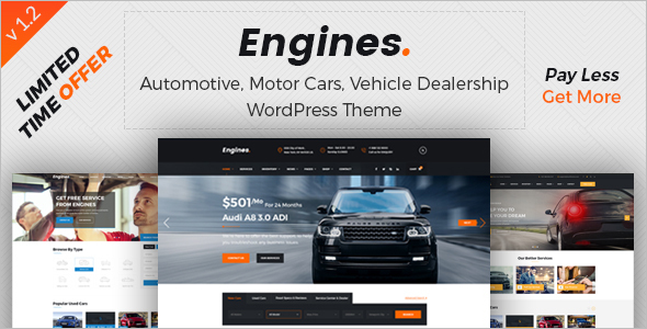 Online Car Dealer WordPress Theme
