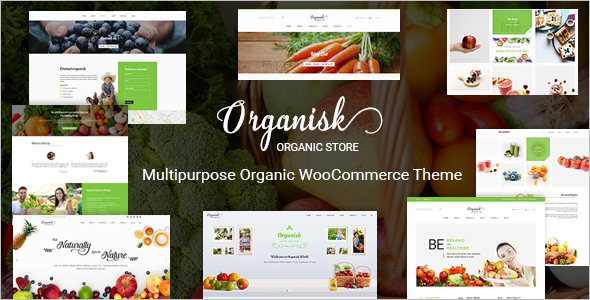 Organic Woo Commerce Theme