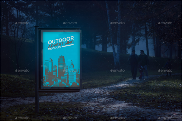 Outdoor Advertising Mockup Template