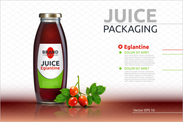 PSD Juice Bottle Mockup Design