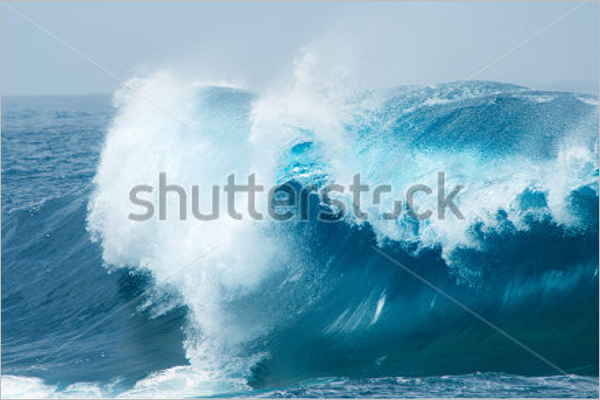 Powerful Ocean Waves Design