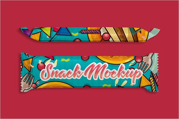Protein Bar Mockup Template